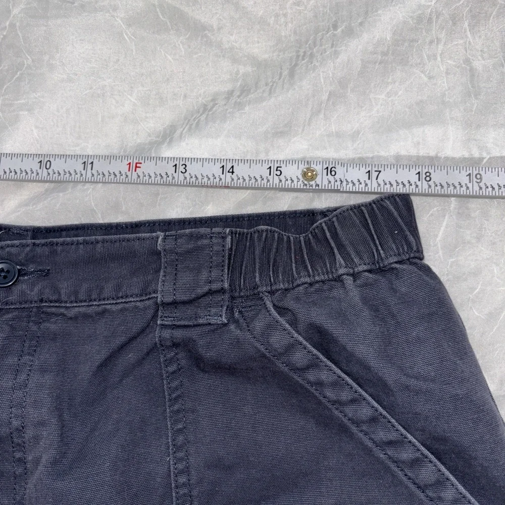 Savane Shorts Mens 38 Blue Nights Cargo Safari Utility Stretch Waist Flat Front